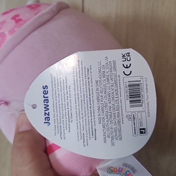 Squishmallow Food Marlene the Strawberry Cereal Scented 5 Inch Soft Plush Pink - Picture 6 of 8